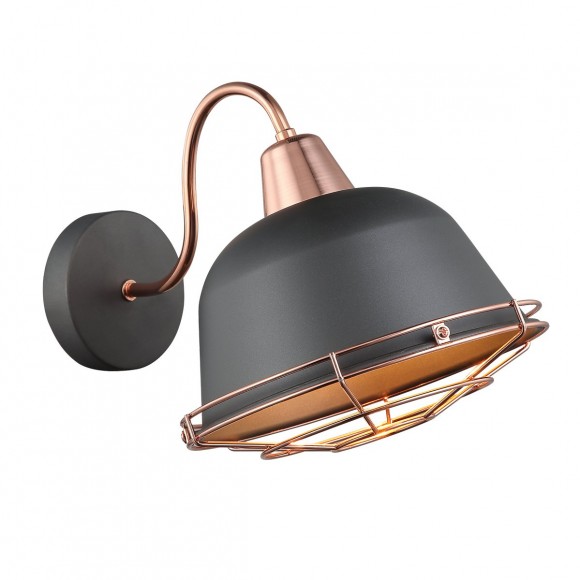 Italux MBM3053/1 GR+COP nástěnná lampa Annika 1x40W|E27