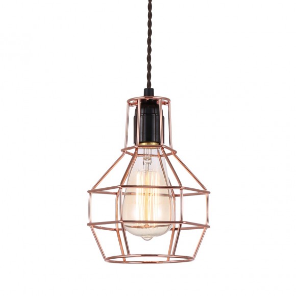 Ítalux MDM-2272/1 BK+COP závěsné stropní svítidlo 1x60W|E27