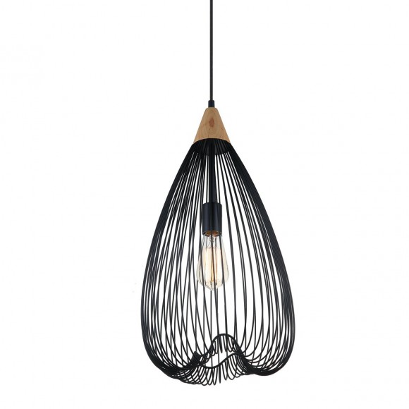 Italux MDM-2855/1 BK závěsné stropní svítidlo Nuka 1x60W|E27