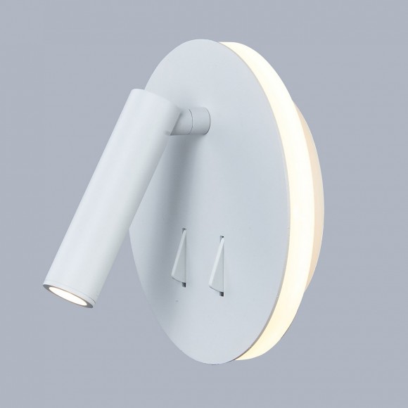 Italux SP.7348-02A-WH LED nástěnná lampička s vypínačem Nemo 1x9W | 720lm | 3200K - bílá