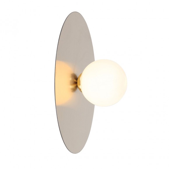 Italux WL-201923-1 nástěnné svítidlo Spoletto 1x40W | G9 - zlatá, bílá
