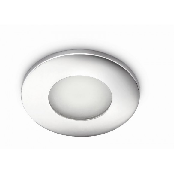 koupelnové zápustné bodové svítidlo Philips WASH 1x35W GU10  - lesklý chrom