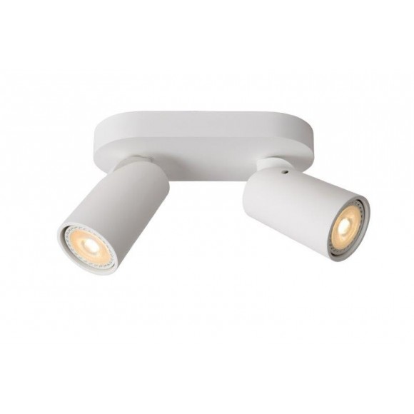 Lucide 23954/11/31 LED stropní bodové svítidlo Xyrus 2x5W | GU10 | 2x320lm | 2200K - stmívatelné, bílé