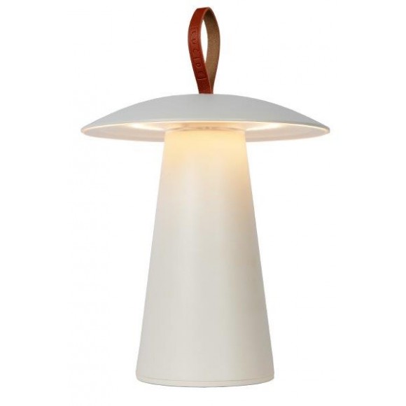 Lucide 27500/02/31 LED dekorativní venkovní stolní lampička La Donna 1x2W | 263lm | 2700K | IP54 - stmívatelná, bílá