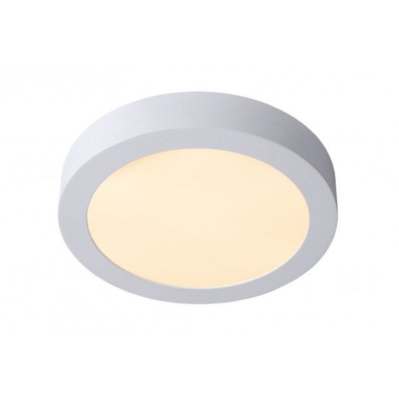 Lucide 28116/24/31 LED přisazené stropní svítidlo Brice 1x15W | 989lm | 3000K | IP44 - stmívatelné, do koupelny