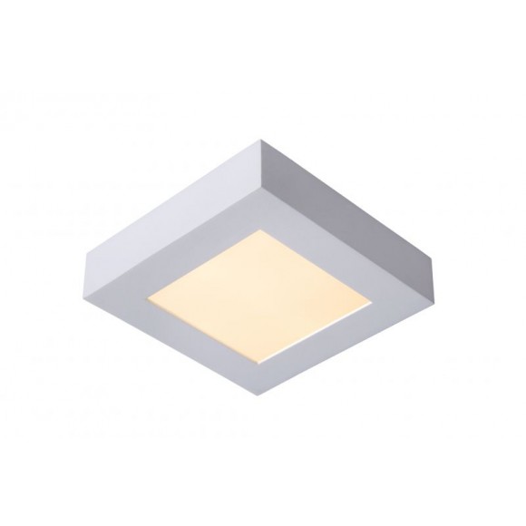 Lucide 28117/17/31 LED přisazené stropní svítidlo Brice 1x15W | 800lm | 3000K | IP44 - stmívatelné, do koupelny