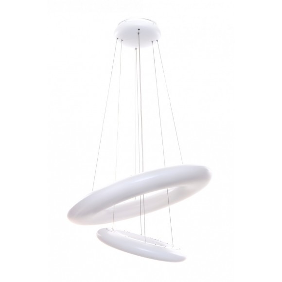 LED závěsné stropní svítidlo - lustr Ledko Donut 104W -> odpovídá 590W