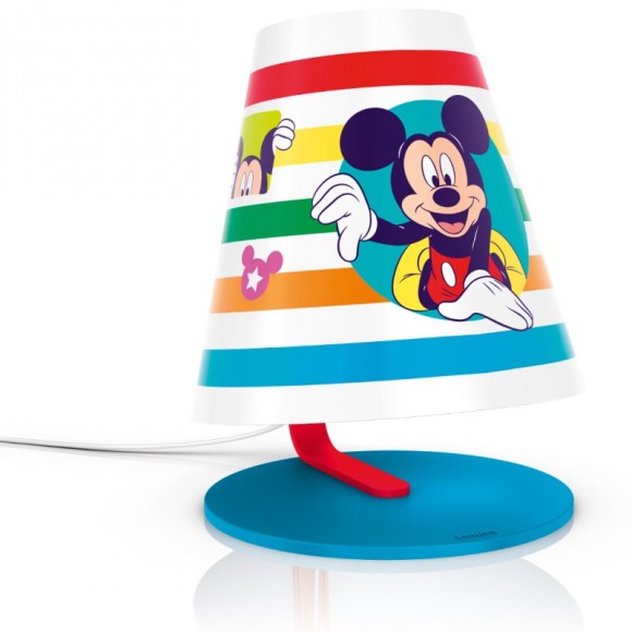 LED dětská stolní lampa Philips MICKEY MOUSE 1x3W  - mix barev