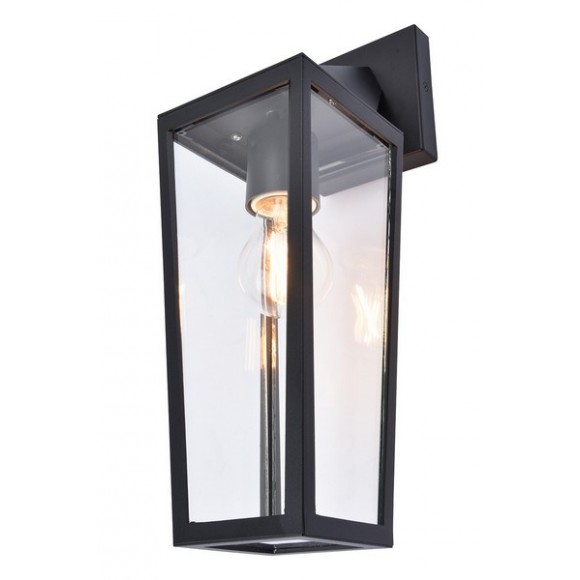 Lutec 5296602012 venkovní nástěnné svítidlo Pine 1x40W | E27 | IP44 - černá