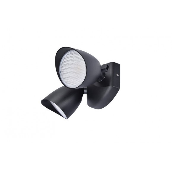 Lutec 7622221012 LED venkovní nástěnné svítidlo Shrimp s pohybovým čidlem 1x23,5W | 1700lm | 4000K | IP44 - černá