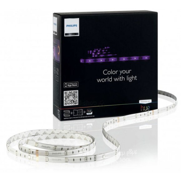 LED páska HUE Philips LIGHTSTRIPS 12W LED RGB  - čirá