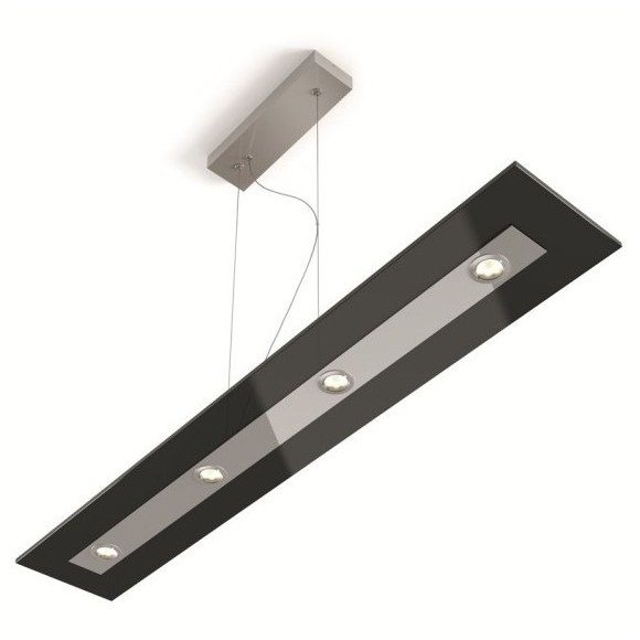 LED závěsné svítidlo - lustr Philips Matrix 4x4,5W - černá