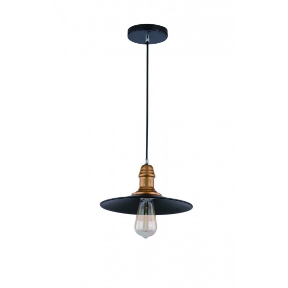 Ledko závěsné stropní svítidlo E27 60W, černé