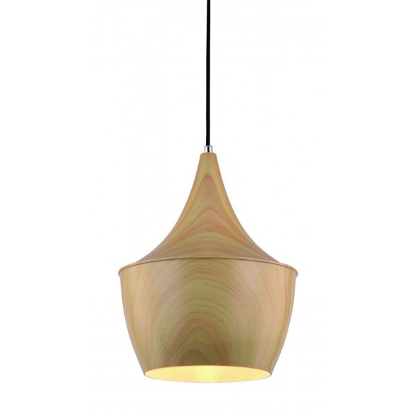 Ledko závěsné stropní svítidlo E27 60W, imitace dřeva