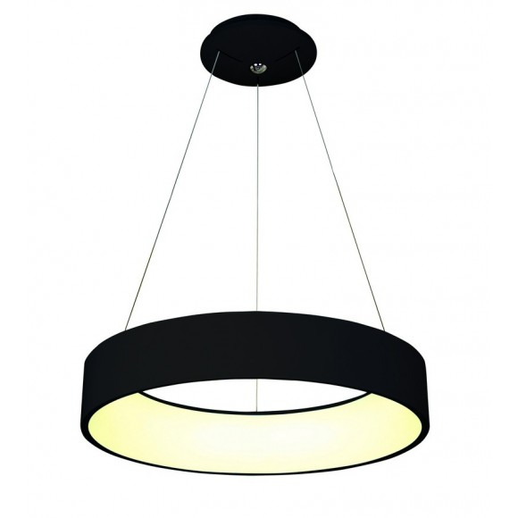 LEDKO 00269 LED závěsné stropní svítidlo Ringino 1x26W|3000K - černé