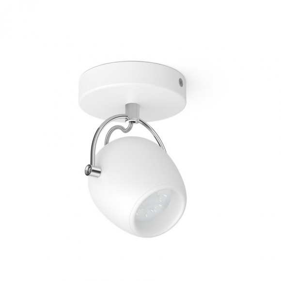 Philips 50611/31/P0 LED přisazené stropní bodové svítidlo Rivano 1x4,3W | 400lm | 2700K - EyeComfort, bílá