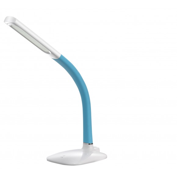 LED stolní lampa dotyková 8W  - modrá