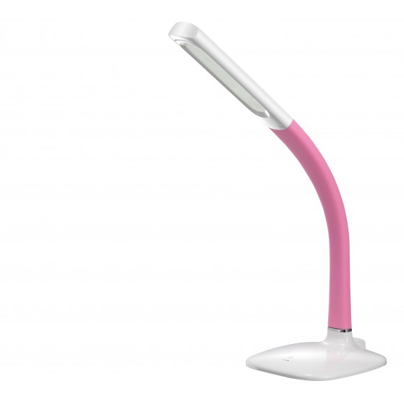 LED stolní lampa dotyková 8W  - růžová