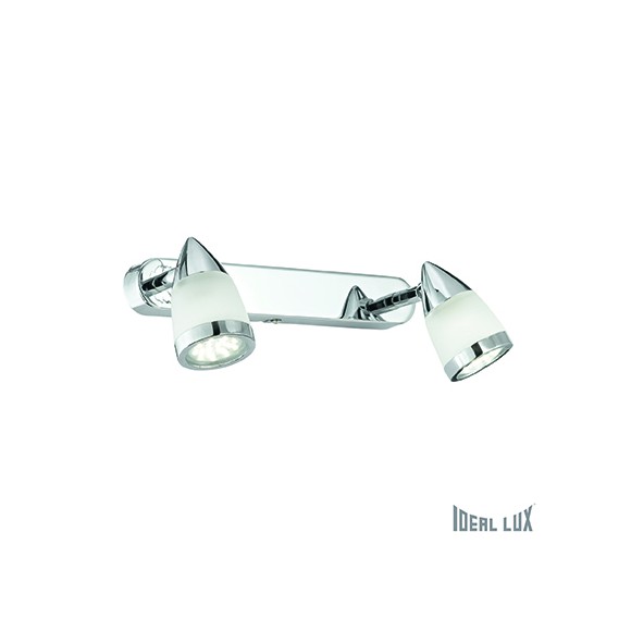Ideal Lux 094076 nástěnné bodové svítidlo Faro 2x28W|GU10 - chrom