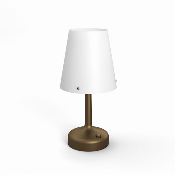 LED stolní lampa Philips 0,6W  - bronz