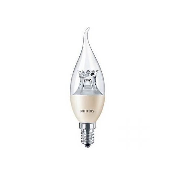 LED žárovka úsporná Philips 4W -> ekvivalent 25W E14 - MASTER LEDcandle DT 4-25W E14 827 BA38 CL