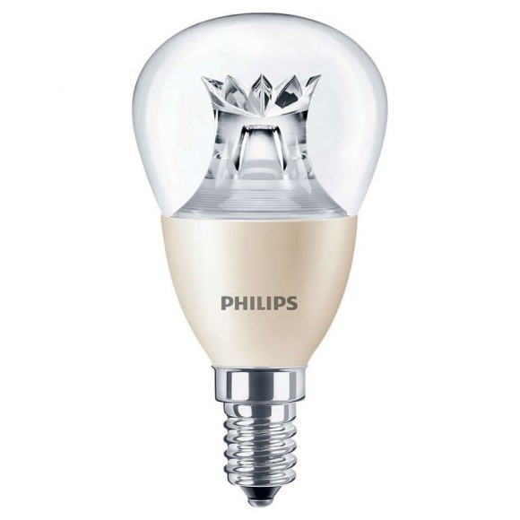 LED žárovka úsporná Philips 4W -> ekvivalent 25W E14 - MASTER LEDluster DT 4-25W E14 827 P48 CL