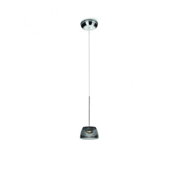 LED závěsné stropní svítidlo - lustr Philips CLARIO 1x6W -> nahrazuje 35W  - lesklý chrom