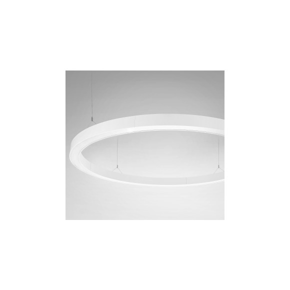 LED závěsné svítidlo Ledko Circolare Ring 176W -> nahrazuje 1400W - alu profil v RAL, PMA opál
