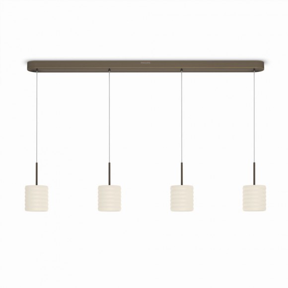 LED závěsné svítidlo - lustr Philips ORTEGA 4x4,5W  - bronz
