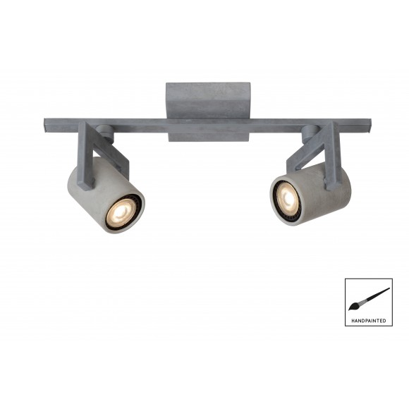 Lucide 05913/10/36 LED stropní bodové svítidlo Conni 2x5W | GU10 | 640lm | 3000K - šedá