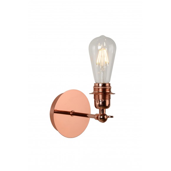Lucide 08223/01/17 LED nástěnné svítidlo Retro 1x5W | E27 | 550lm | 2700K - měď
