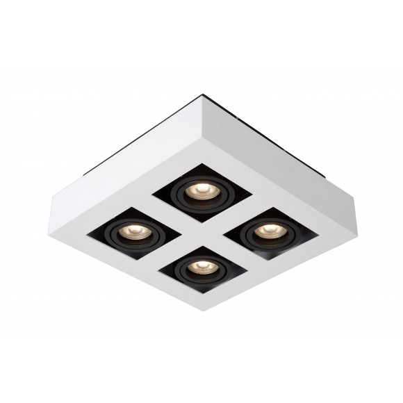 Lucide 09119/20/31 LED stropní svítidlo Xirax 4x5W | GU10 | 1280lm | 3000K - bílá