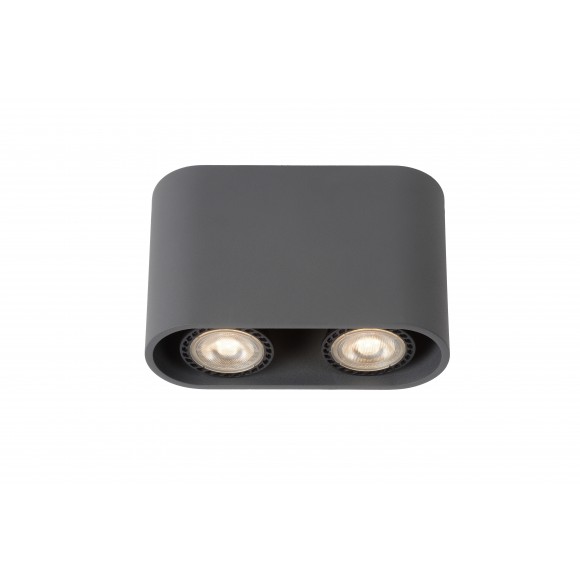 Lucide 09914/10/36 LED přisazené stropní svítidlo Bentoo 2x5W | GU10 | 640lm | 3000K - černá