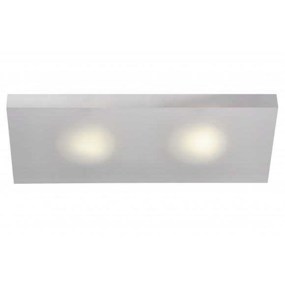 Lucide 12160/14/67 LED stropní svítidlo Winx 2x7W | GX53 | 809lm | 3000K | IP21 - opál