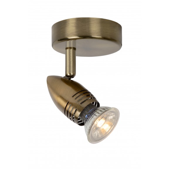 Lucide 13955/05/03 LED stropní svítidlo Caro 1x5W | GU10 | 320lm | 2700K - bronz