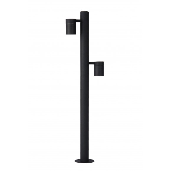Lucide 14867/98/30 LED venkovní stojací lampa Arne 2x5W | GU10 | 700lm | 2700K | IP44 - černá