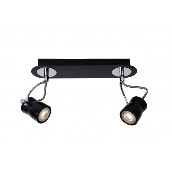 Lucide 16955/10/30 LED stropní bodové svítidlo Samba 2x4,5W | GU10 | 640lm | 3000K - černá