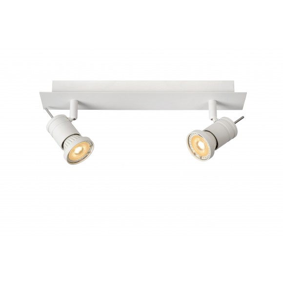 Lucide 17990/10/31 LED stropní bodové svítidlo Twinny 2x4,5W | GU10 | 640lm | 3000K - bílá