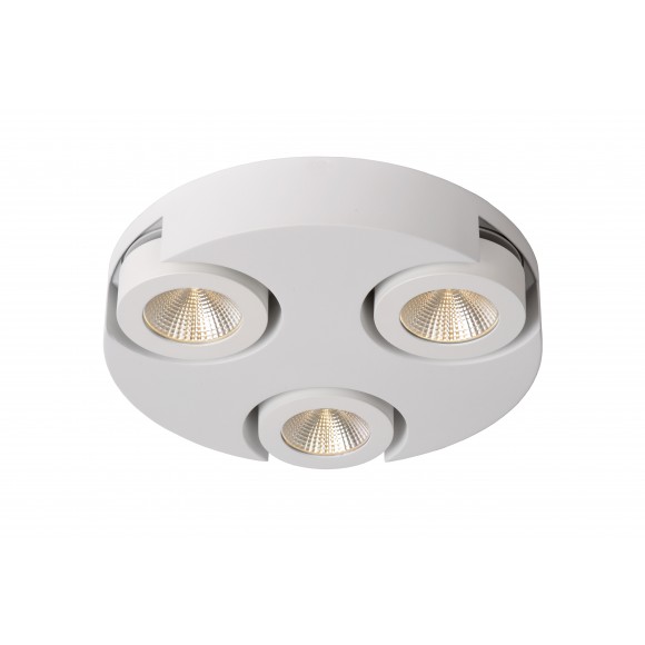 Lucide 33158/14/31 LED stropní svítidlo Mitrax 3x5W | 1350lm | 3000K - bílá