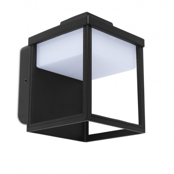 Lutec 5240101012 LED venkovní nástěnná lampa Zoe 1x9W | 330lm | 3000K | IP54 - vintage, matná černá