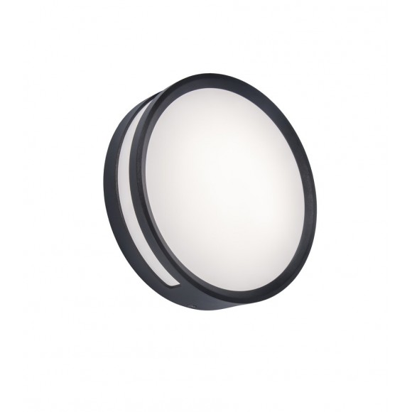 Lutec 6382201118 LED zahradní nástěnná a stropní lampa Rola 13W | 800lm | 3000K | IP54 - černá