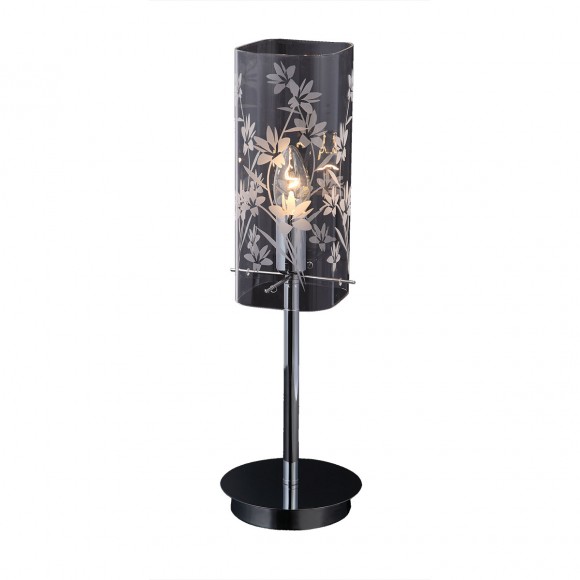Italux MTM1823/1 SG stolní lampička Yasmin 1x40W | E14 | IP20 - barva chrom