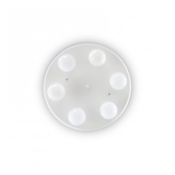 stropní svítidlo Ideal Lux Globo PL6 6x60W E27 - bílá