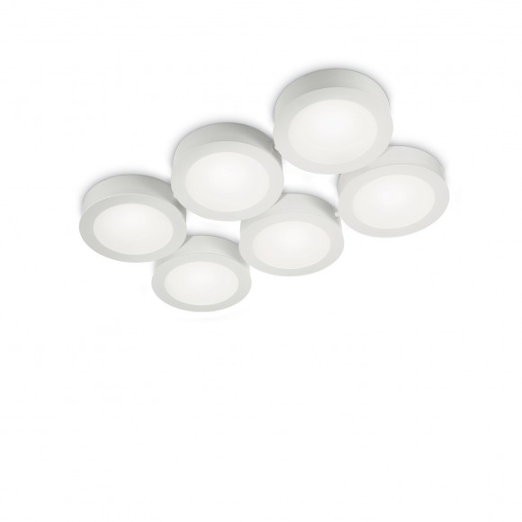 Ideal Lux 142371 stropní svítidlo Union 6x15W|GX53 - bílé