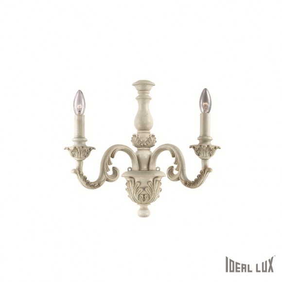 Ideal Lux 088594 nástěnné svítidlo Giglio Bianco 2x40W|E14 - bílé