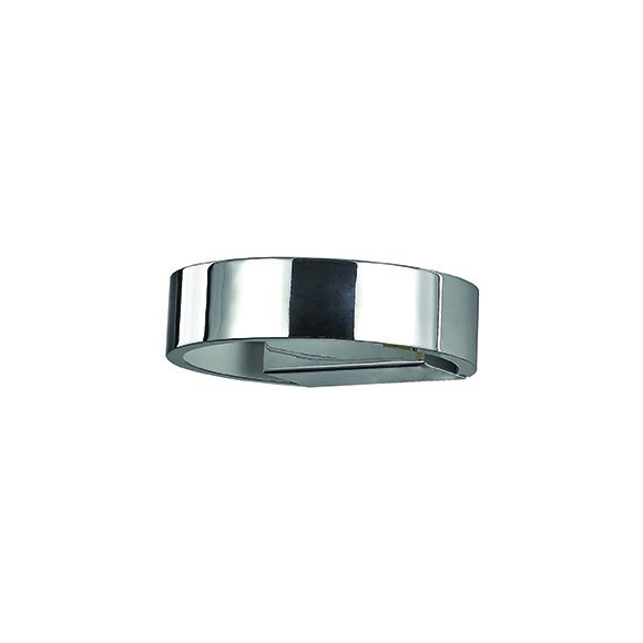 Ideal Lux 115184 LED nástěnné svítidlo Round Cromo 1x5W