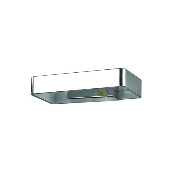 Ideal Lux 115207 nástěnné svítidlo Zed Square Cromo 1x5W - chrom