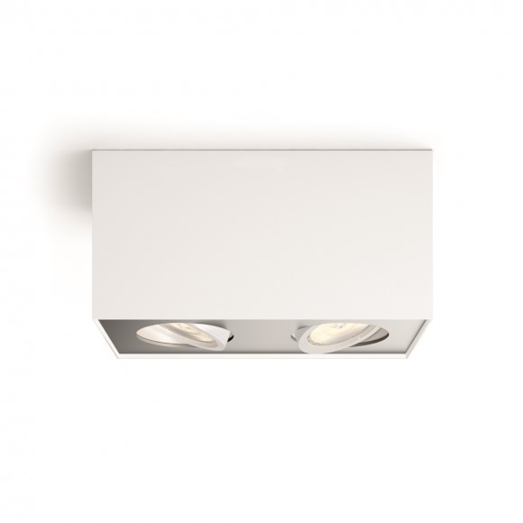Philips 50492/31/P0 LED stropní bodové svítidlo Box 2x4,5W | 1000lm | 2200-2700K - stmívatelné, EyeComfort, bílá