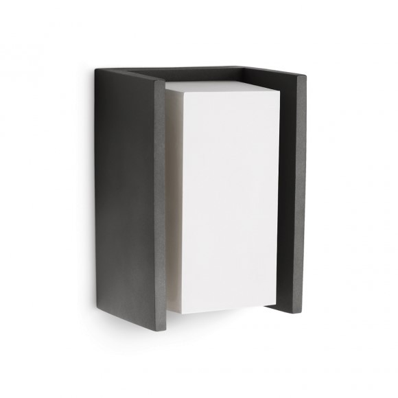 Philips 16351/93/PN venkovní nástěnné svítidlo Bridge 1x42W | E27 | IP44 - antracit