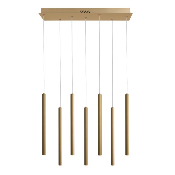 Italux PND-22302-7-GD LED závěsné stropní svítidlo Valdes | 35W LED | 1300lm | 3000-6000K